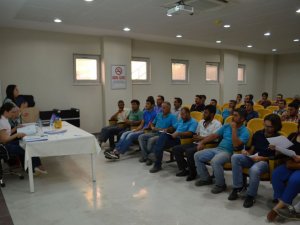 Söke’de İnşaat İşçilerine İş Güvenliği Semineri Verildi