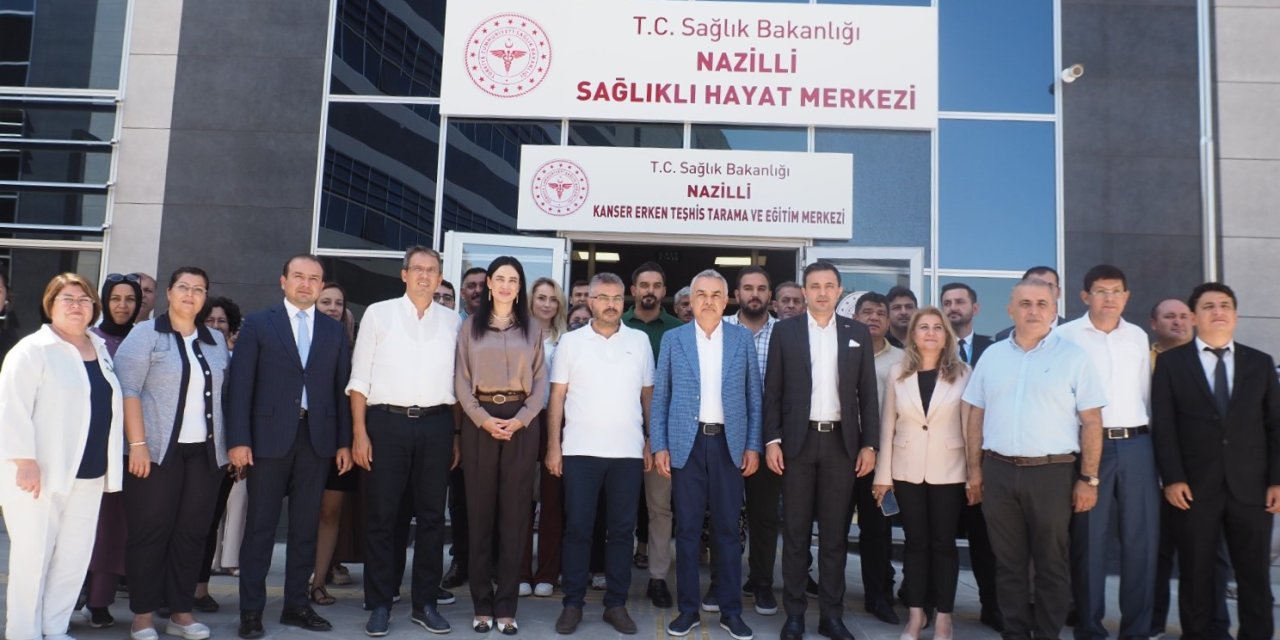 AK Parti heyeti Nazilli’de… Aydın’ın en büyük sağlık kompleksi incelendi: Günde 550 hasta tedavi oluyor