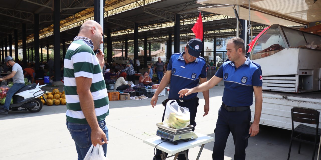 Nazilli zabıta ekiplerinden sıkı denetim