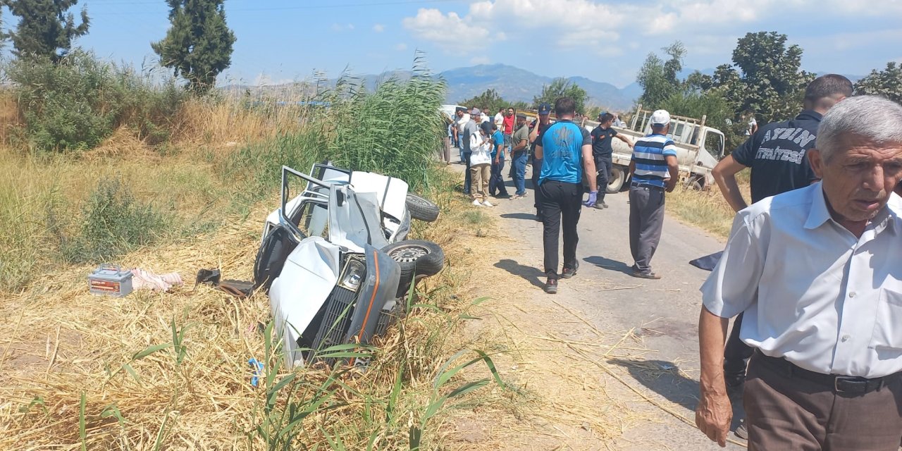 Otomobil ile kamyonet çarpıştı: 1 ölü, 6 yaralı