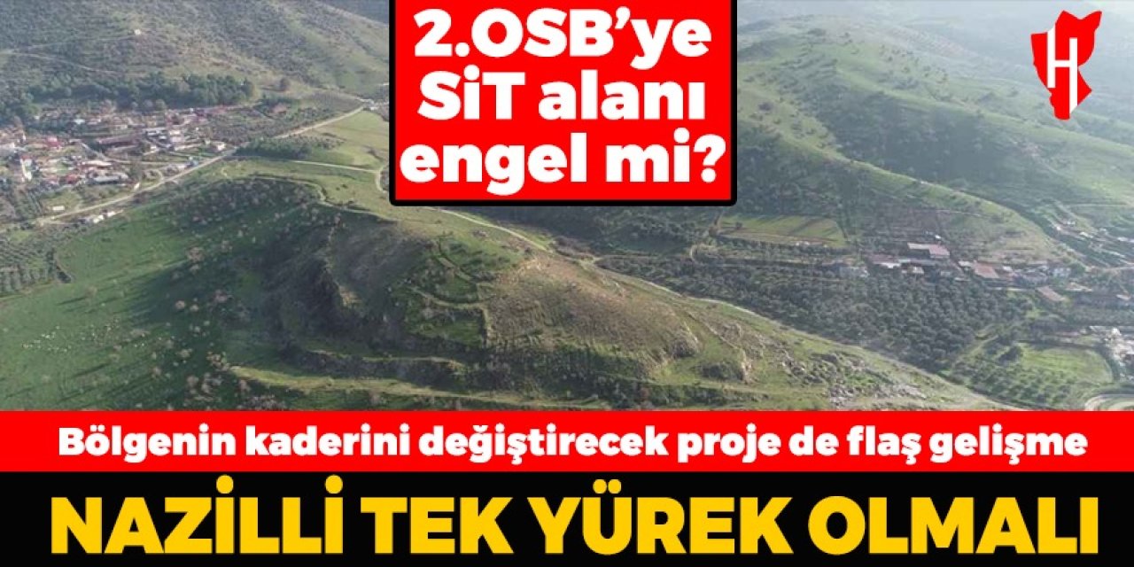 Nazilli'nin kaderini değiştirecek OSB ve Serbest Bölge projesinde sit alanı krizi!