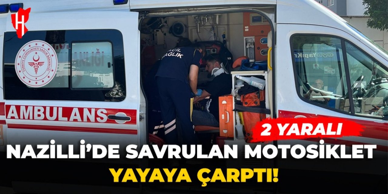 Nazilli’de trafik kazasında 2 kişi yaralandı