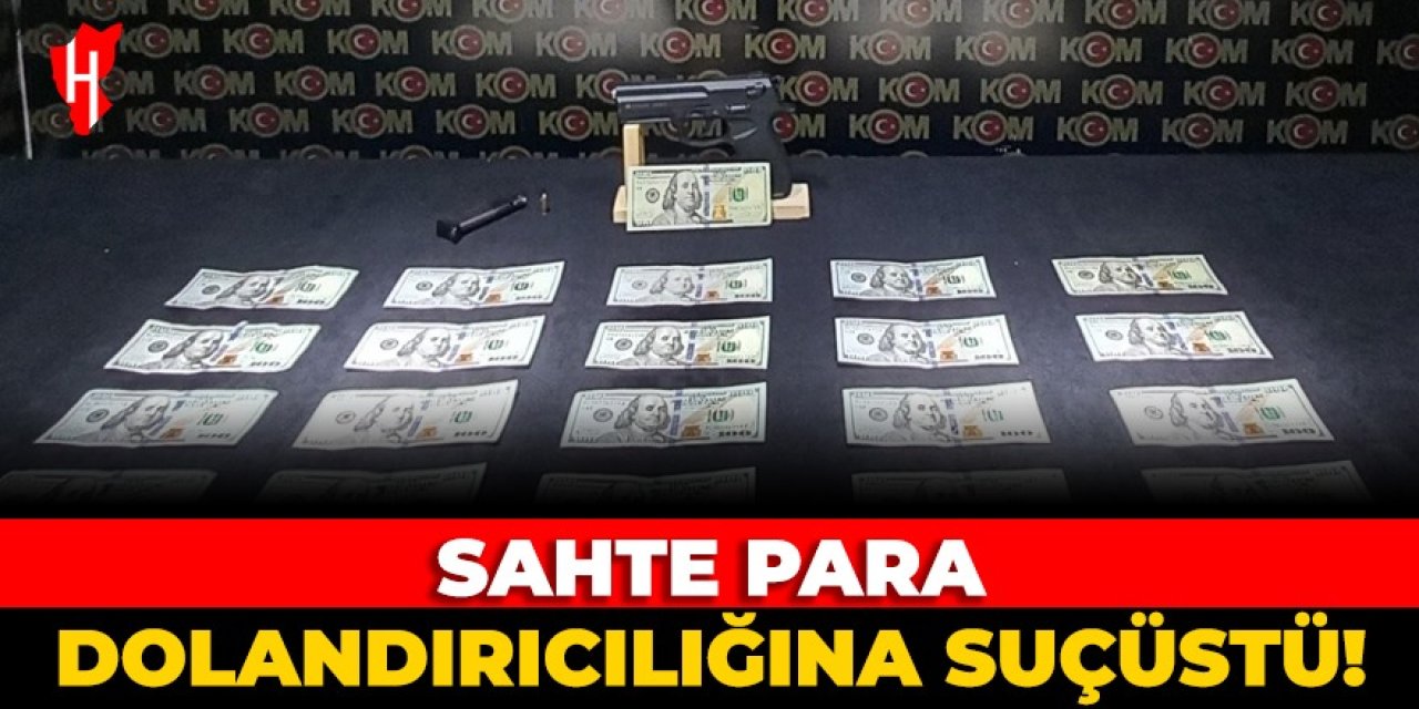 Kalpazan operasyonu! Piyasaya sahte dolar sürdüler...