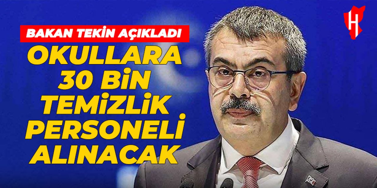 Milli Eğitim'de iş imkanı...Okullara 30 bin temizlik personeli alınacak