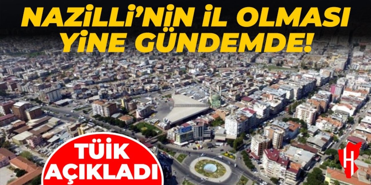 Nazilli il mi oluyor? TÜİK açıkladı...