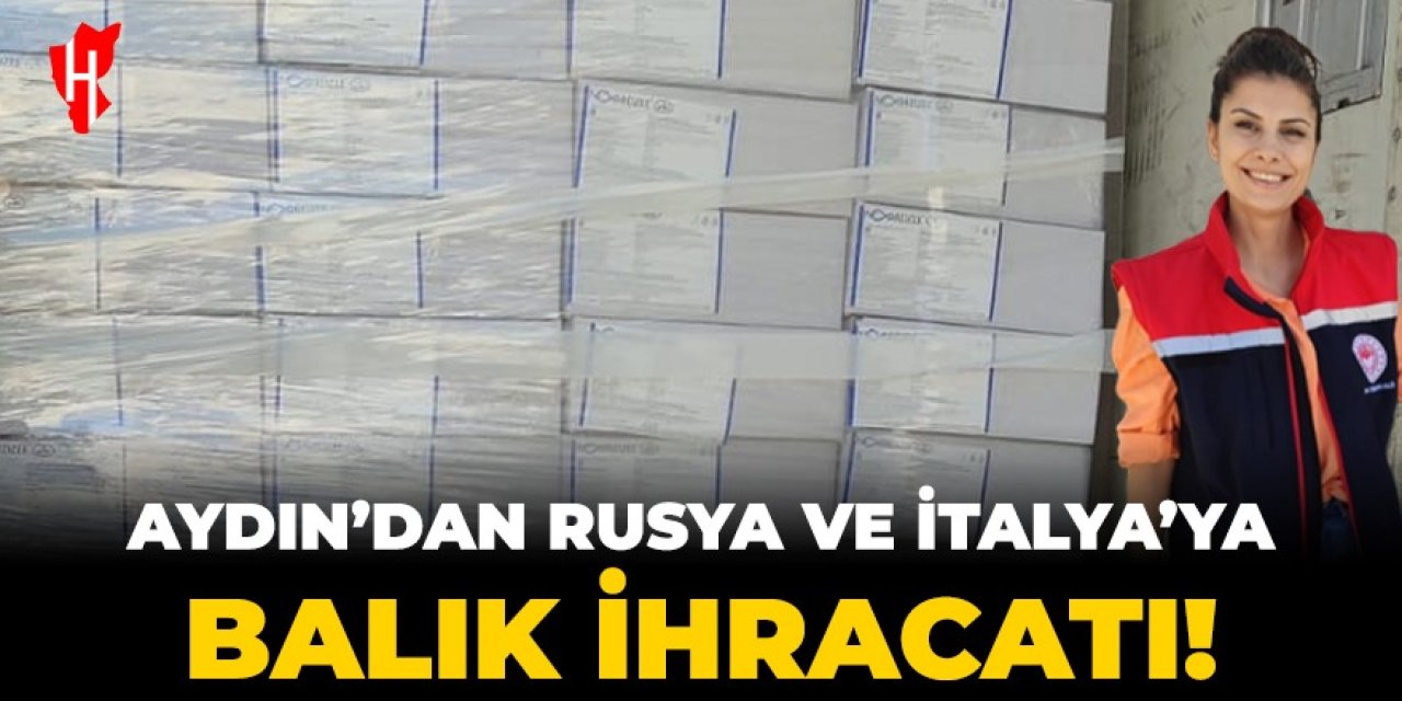 Aydın'dan Rusya ve İtalya'ya balık ihracatı!