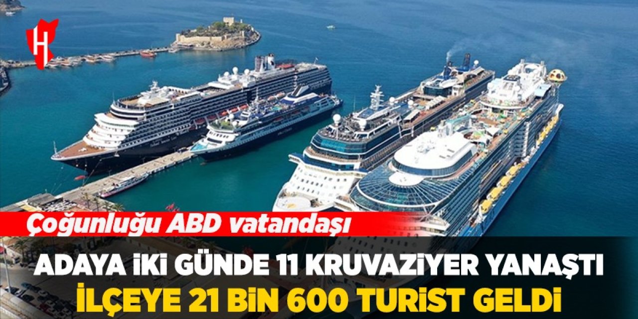 Kuşadası'na iki günde 11 kruvaziyer yanaştı