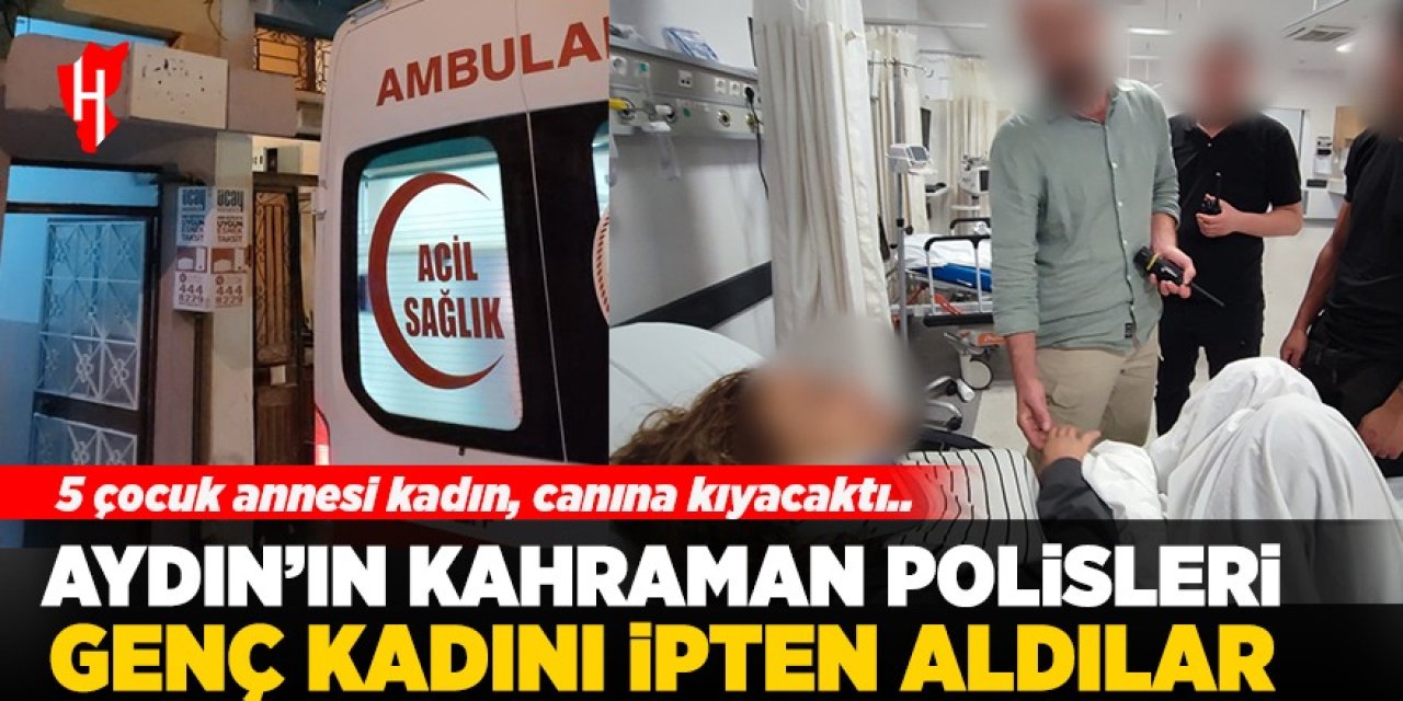 5 çocuk annesi kadın, canına kıyacaktı! Kapıyı kıran polis, kadını ipten aldı