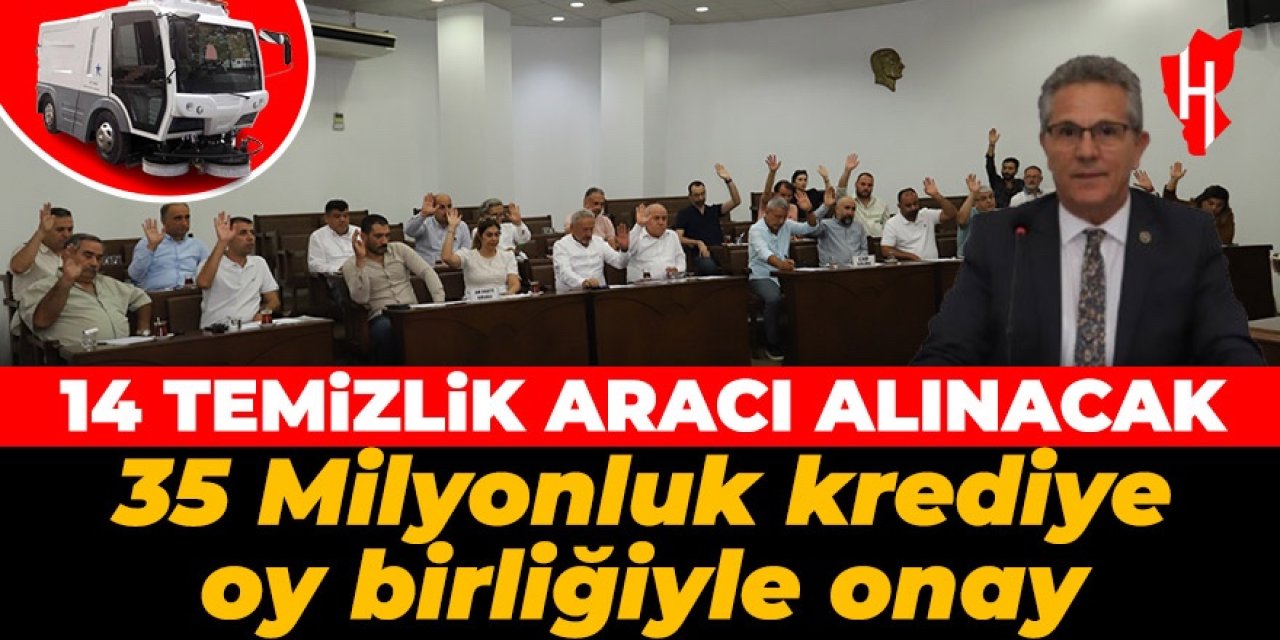 Nazilli için 35 milyon lira krediye onay: Belediyeye 14 yeni temizlik aracı alınacak