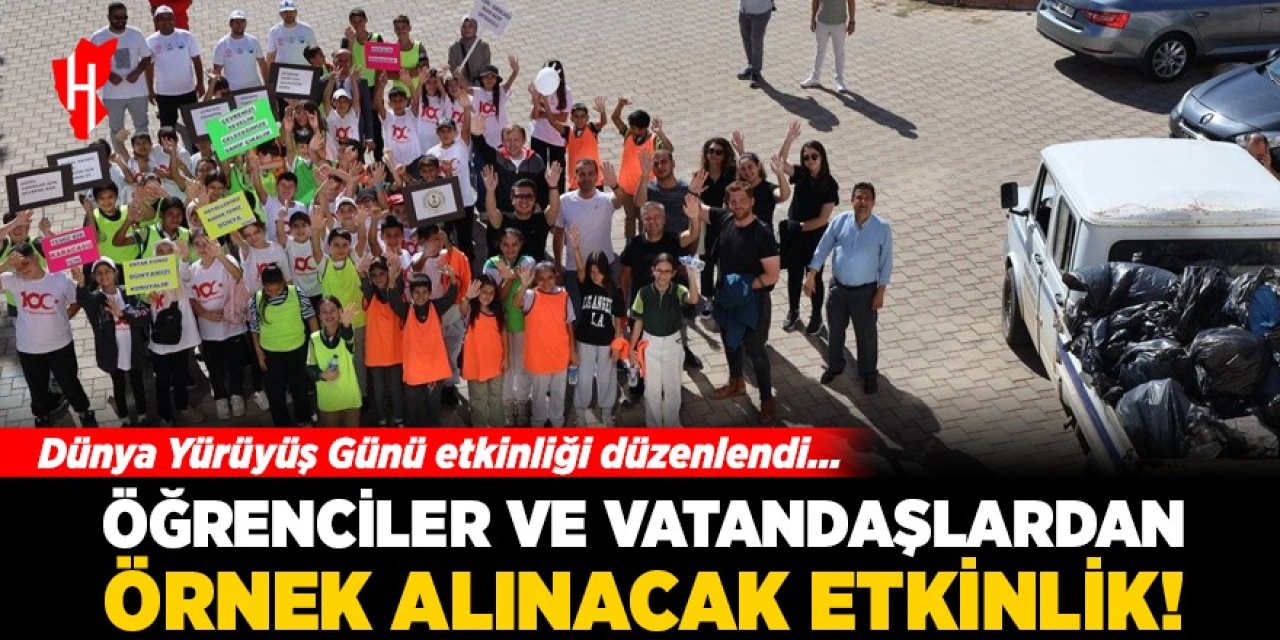 Öğrenciler ve vatandaşlardan örnek alınacak etkinlik