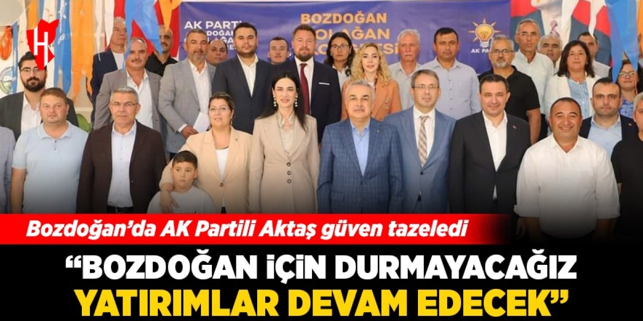 AK Parti Bozdoğan 8. Olağan Kongresi yapıldı