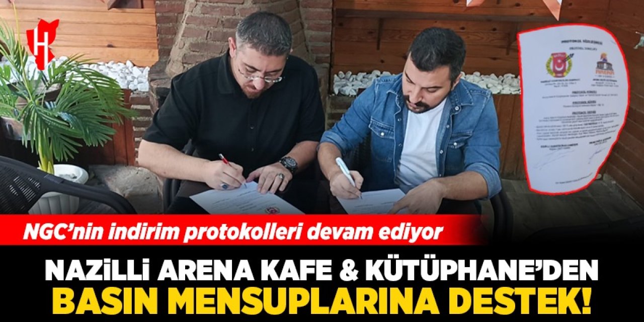 Arena Kafe & Kütüphane’den basın mensuplarına destek