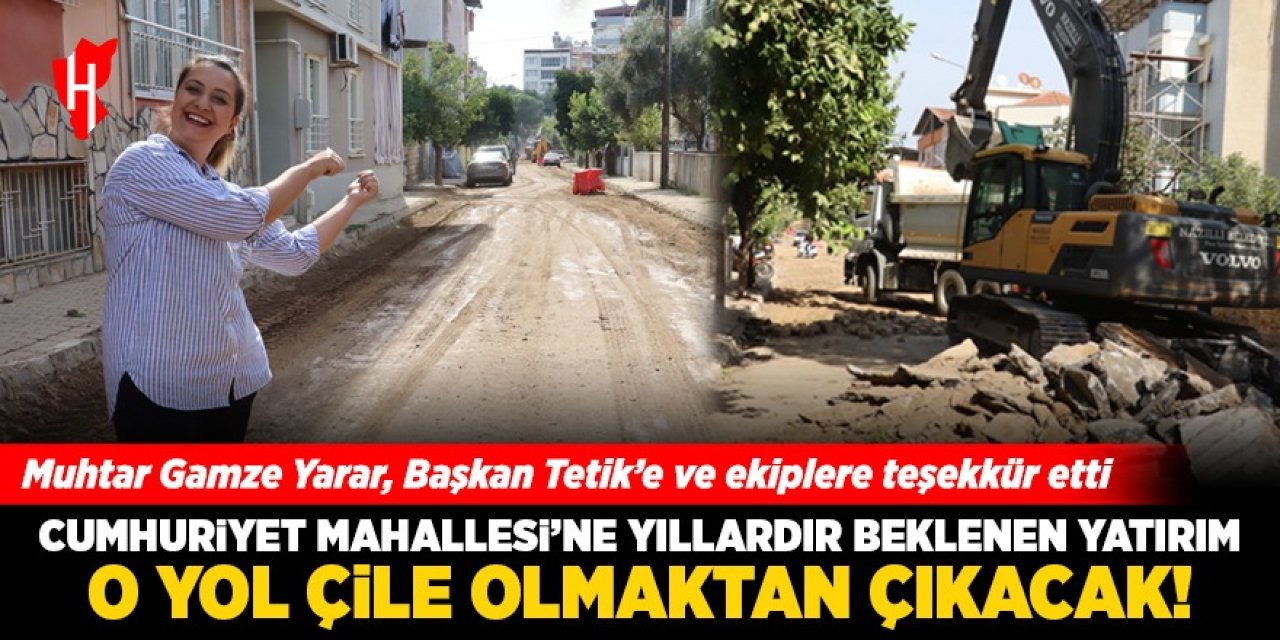 Nazilli'nin o mahallesine neşter vuruldu: Artık çile olmayacak