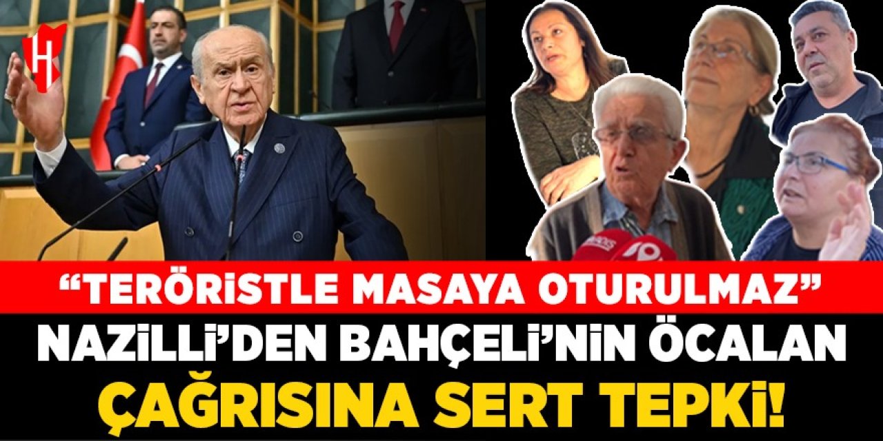 Nazilli’de Bahçeli'nin Öcalan çağrısına sert tepki! "Teröristle masaya oturulmaz"