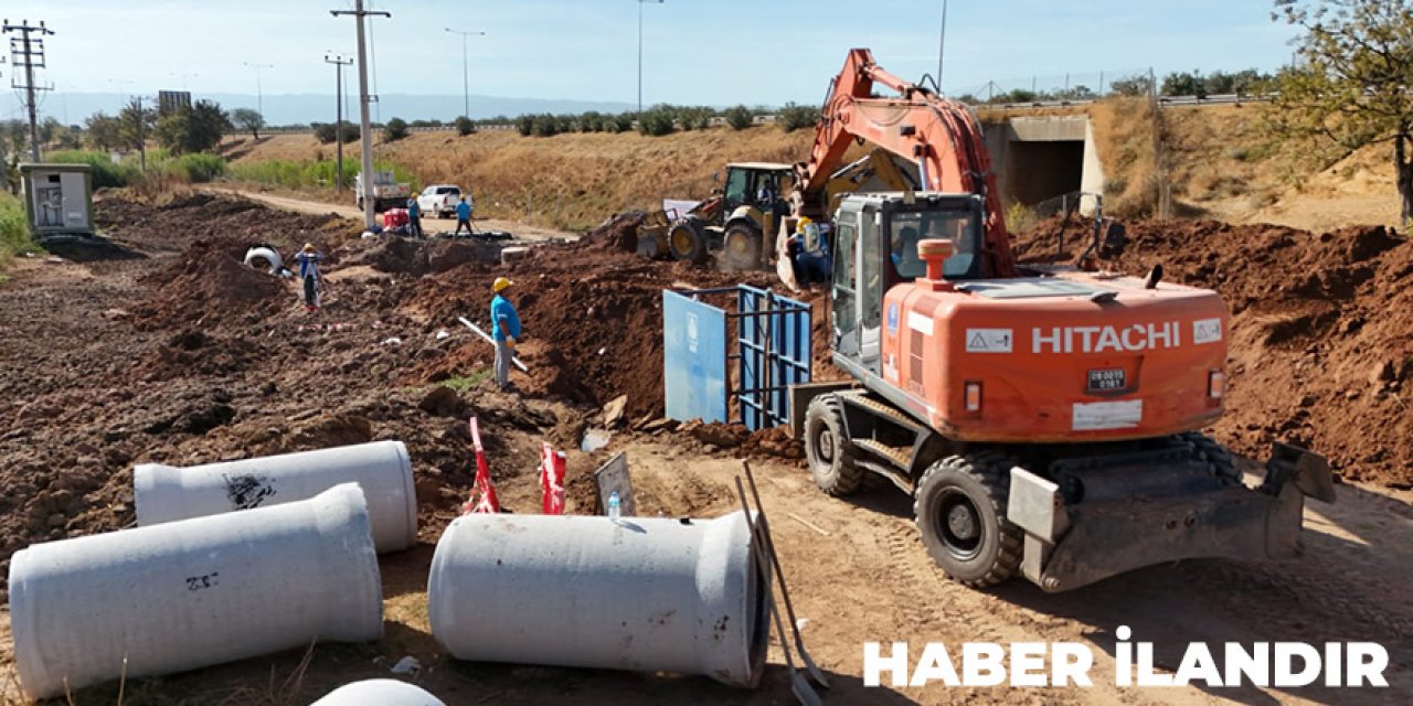 ASKİ TARAFINDAN AYDIN ŞEHİR HASTANESİ İÇİN BAŞLATILAN ÇALIŞMA SÜRÜYOR