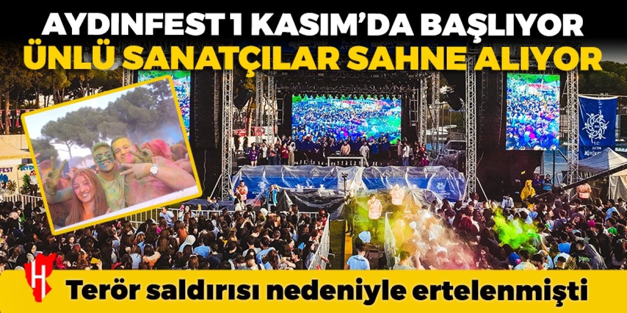 Aydınfest 1 Kasım'da başlıyor! Ünlü sanatçılar sahne alacak