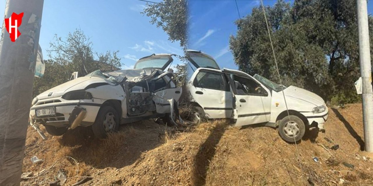 Aydın'da elektrik direğine çarpan sürücü hayatını kaybetti