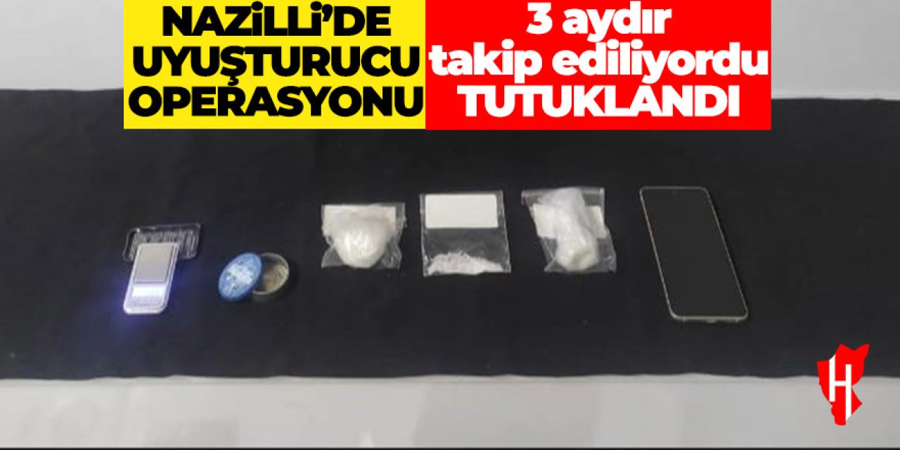 Nazilli'de narkotik operasyonu, bir kişi tutuklandı