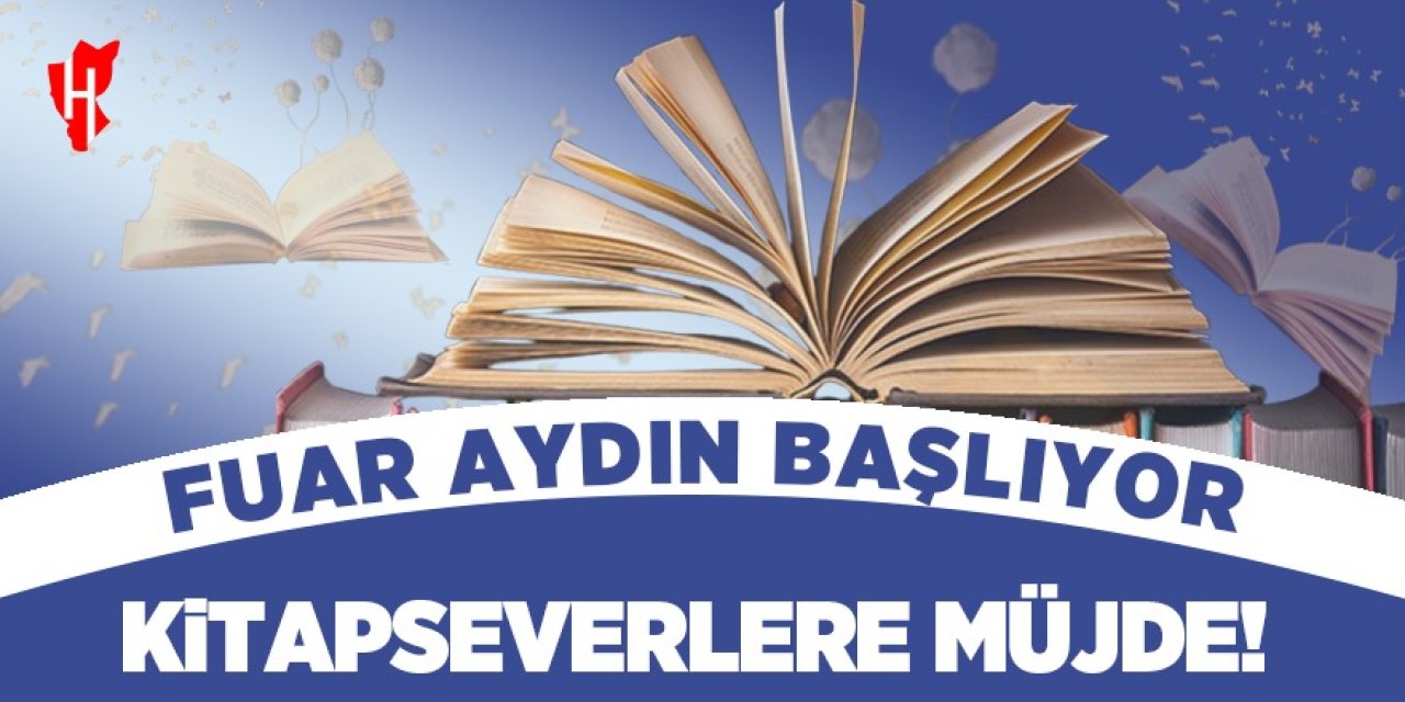 Kitapseverlere müjde! Fuar Aydın başlıyor