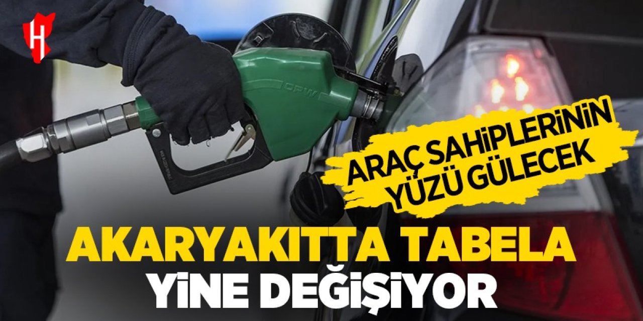 Akaryakıtta tabela değişiyor: Bu kez araç sahiplerinin yüzü gülecek!