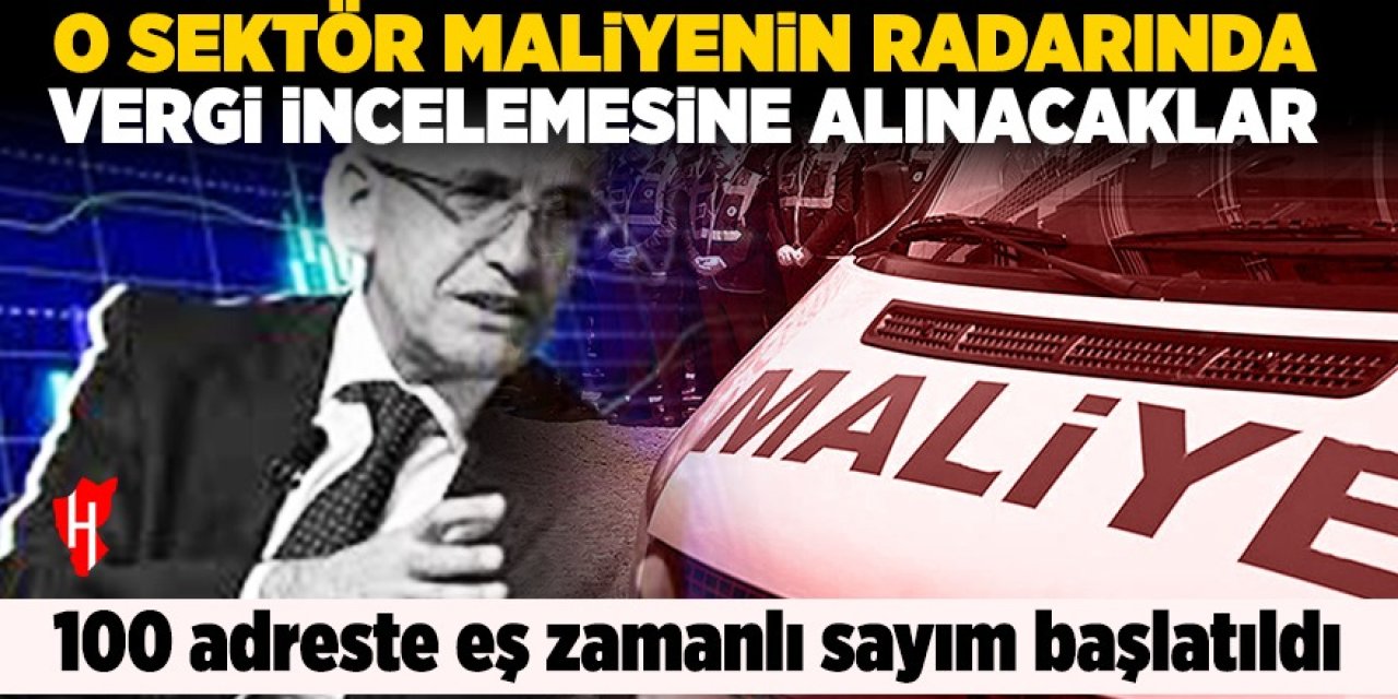 Maliye o sektörü radarına aldı! Vergi incelemesi yapılacak