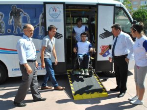 Aydınlı Engelli Sporcular Güvenli Ellerde Taşınacak