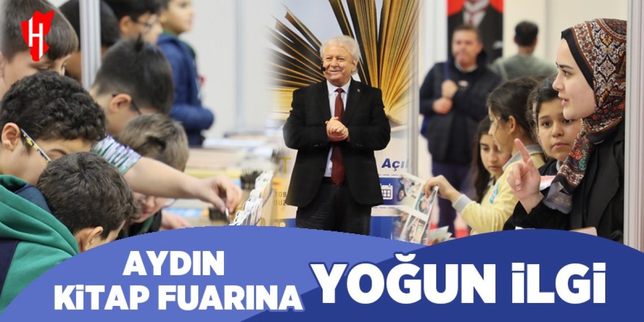 Aydın Kitap Fuarına kitapseverlerden yoğun katılım