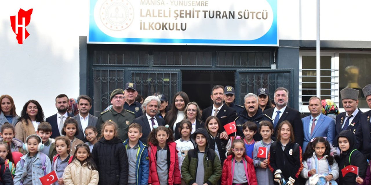 Şehit polisin adı kızının okuduğu ilkokula verildi