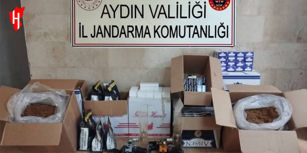 Aydın'da 64 bin 500 makaron ele geçirildi