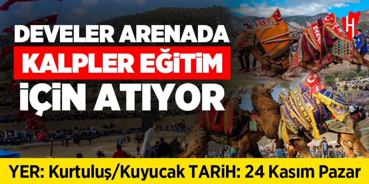 Yer Kuyucak: Develer arenada, kalpler eğitim için atıyor