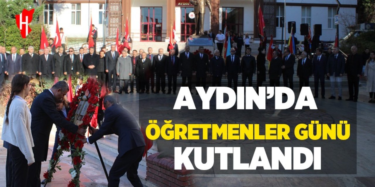 Aydın'da Öğretmenler Günü kutlandı