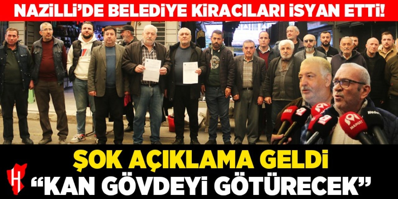 Nazilli'de esnaf krizi.. Gerginlik büyüyor: Kan gövdeyi götürecek!