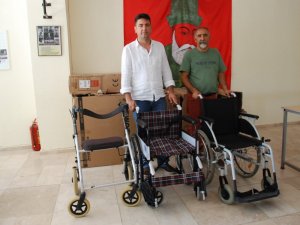 Didim’de Mavi Kapaklar Tekerlekli Sandalye Oldu
