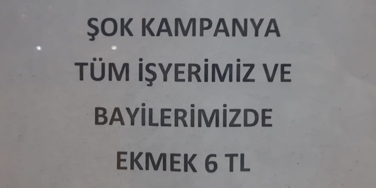 Ekmeğin fiyatı 6 liraya düştü! Duyan fırına akın etti