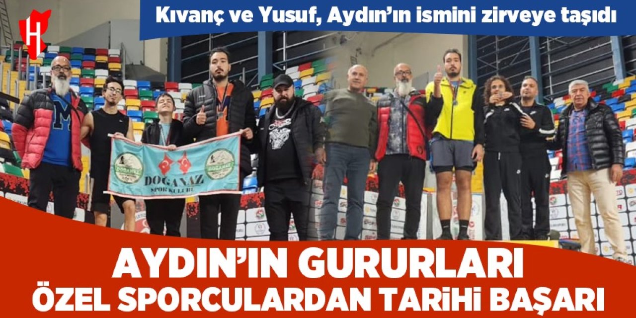 Kıvanç ve Yusuf’tan Aydın’a gurur koşusu