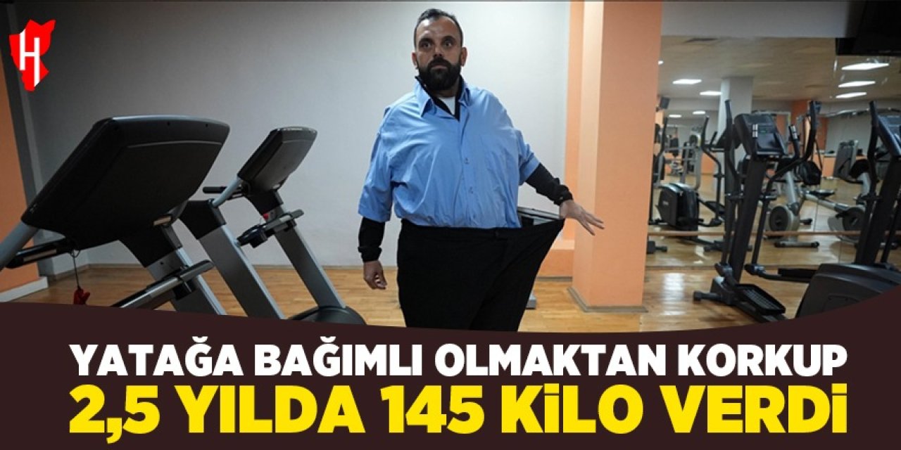 2,5 yılda 145 kilo verdi!