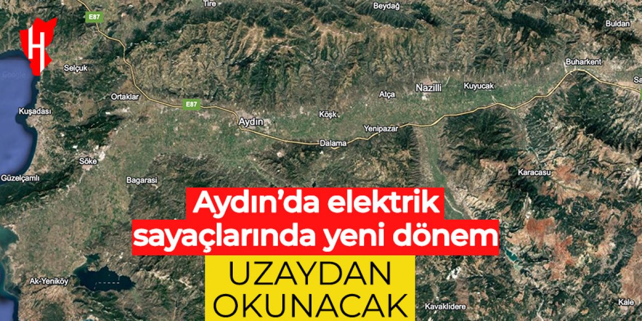 Aydın'da elektrik sayaçları artık uzaydan okunacak!