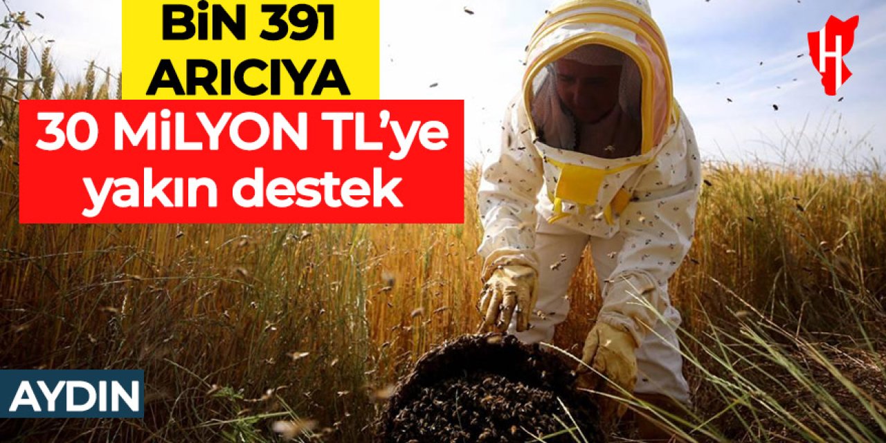 Aydın'da bin 391 arıcıya 30 milyon TL'ye yakın destek ödemesi yapılacak