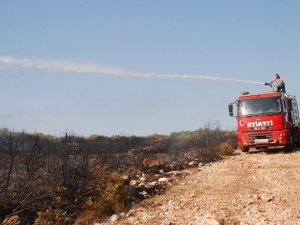 Didim’de Makilik Yangını Büyümeden Söndürüldü