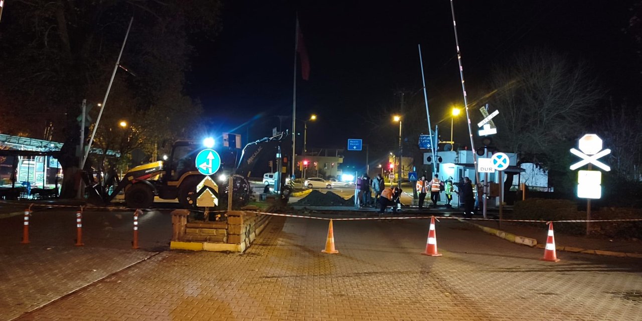 Nazilli’de o yol geçici süreyle trafiğe kapatıldı