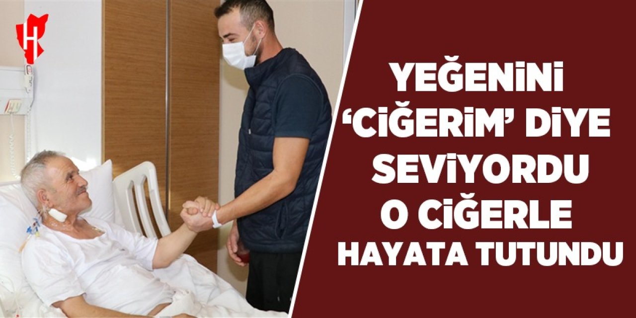 Yeğenini 'ciğerim' diye seviyordu: O ciğerle hayata tutundu!