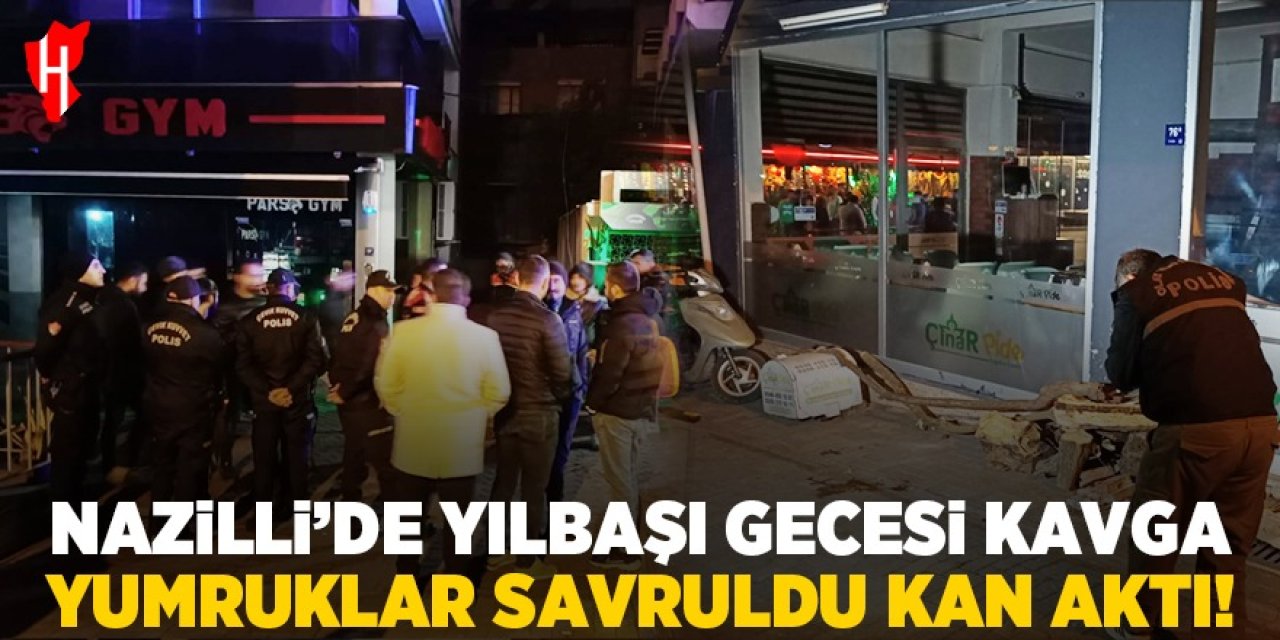 Nazilli’de yılbaşı gecesinde kan aktı: 1 yaralı!