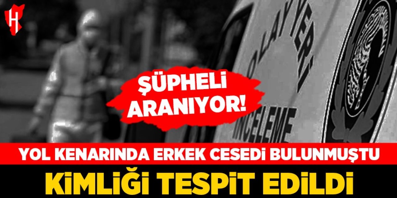 Yol kenarında bulunan erkek cesedinin kimliği tespit edildi: Zanlı aranıyor