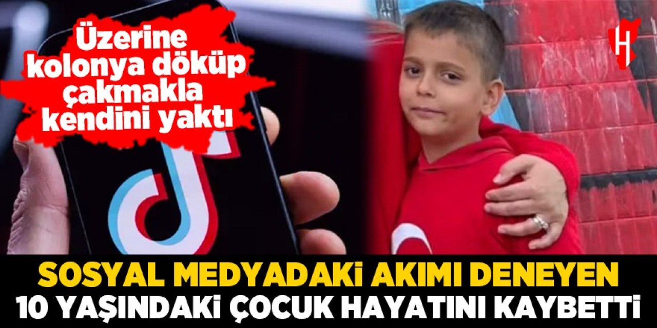 Sosyal medyadaki akımı deneyen 10 yaşındaki çocuk hayatını kaybetti