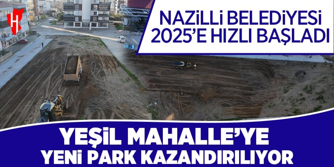 Yeşil Mahalle'ye yeni park kazandırılıyor