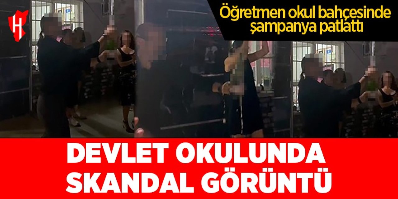 Devlet okulunda skandal görüntüler! Veliler tepki gösterdi