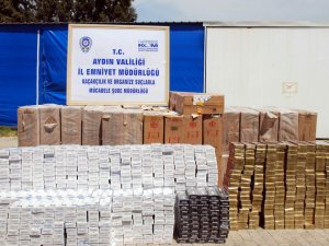 Aydın’da 41 Bin Paket Kaçak Sigara Ele Geçirildi
