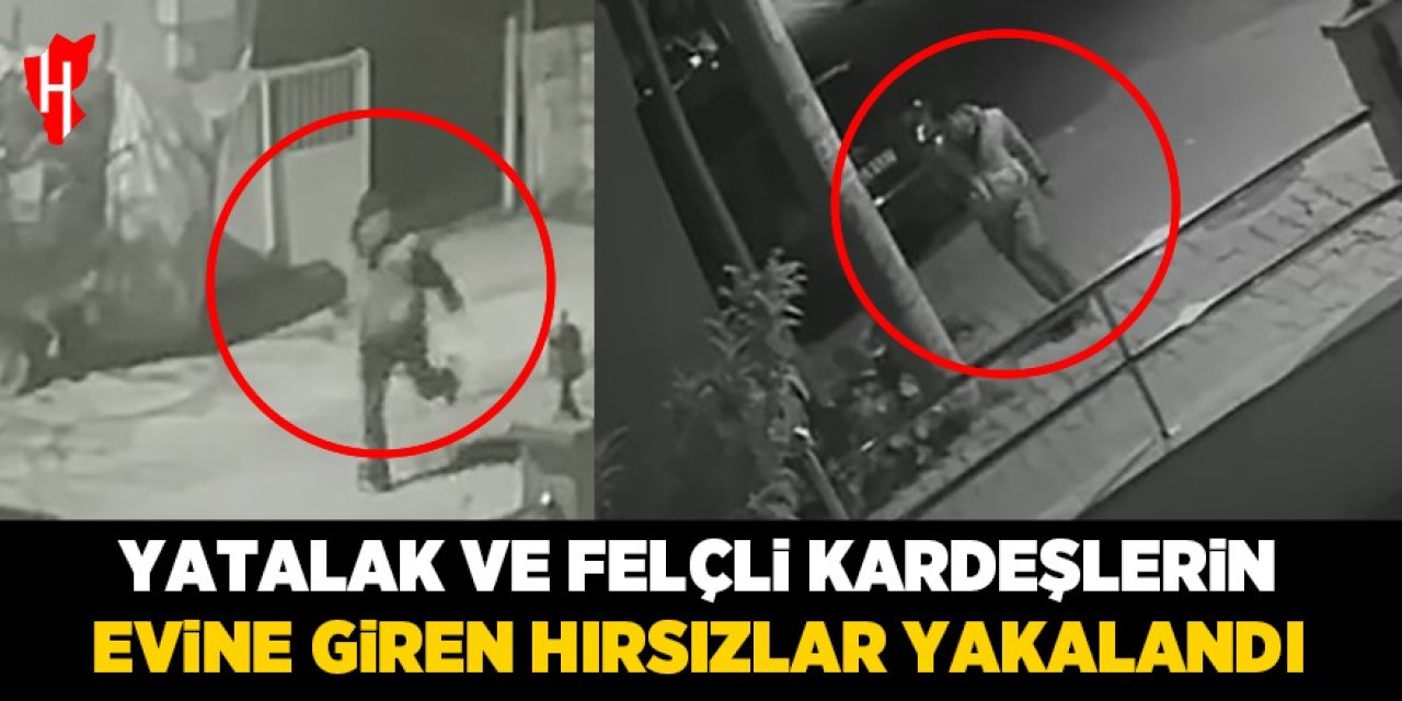 Yatalak ve felçli kardeşlerin evine giren hırsızlar yakalandı