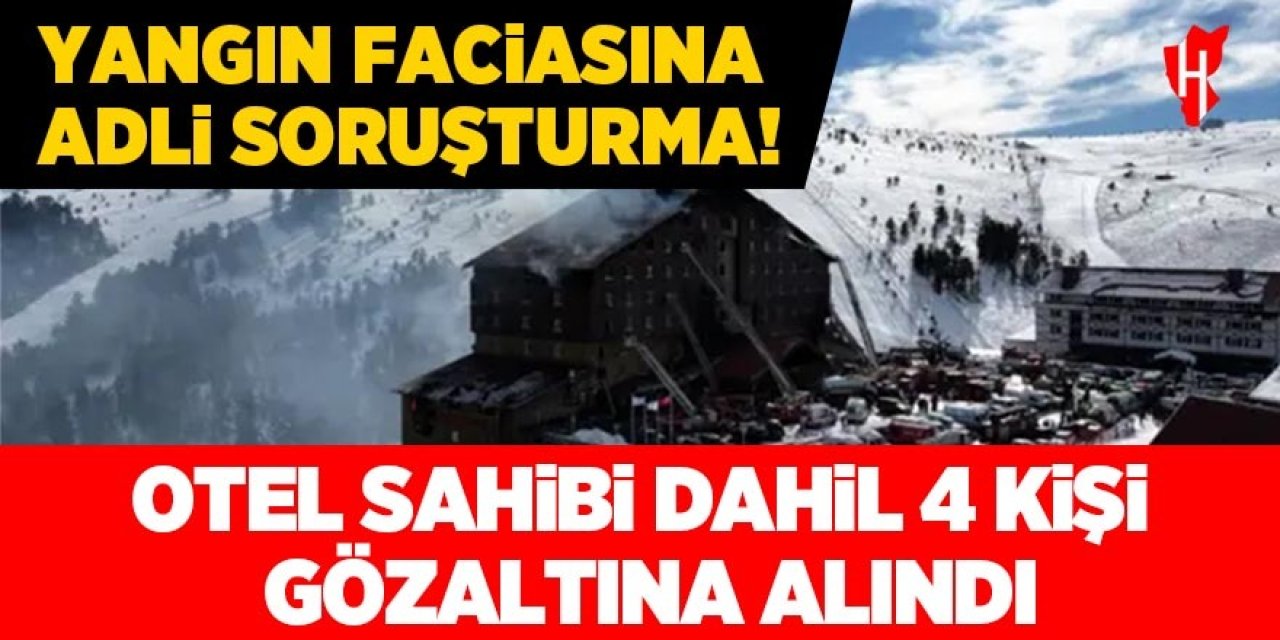 Otel faciasında 4 gözaltı!