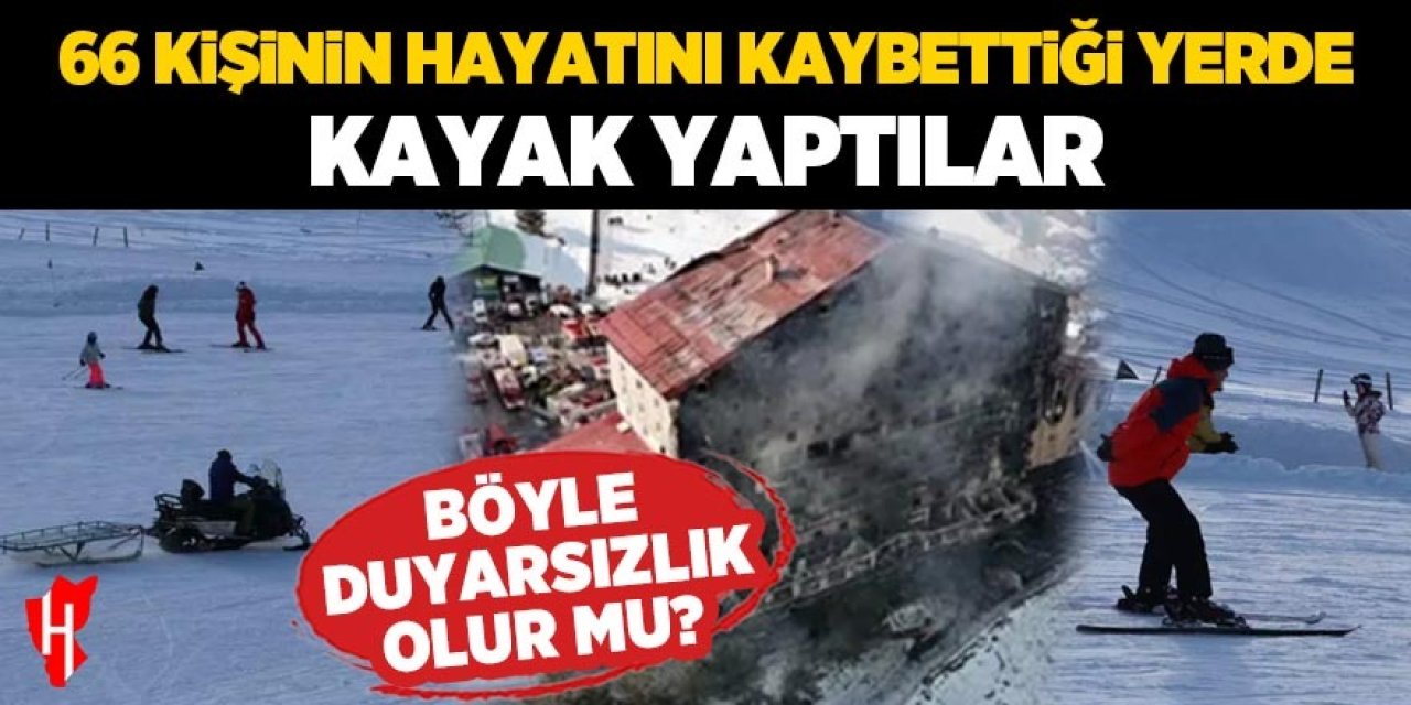 66 kişinin ölmesi kayak keyfine engel olmadı!